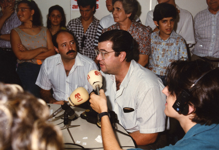 Joaquín Fernández en rueda de prensa