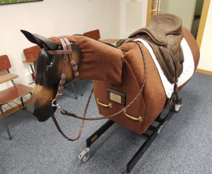 Lee más sobre el artículo Montar un caballo mecánico favorece la iniciación a la equitación