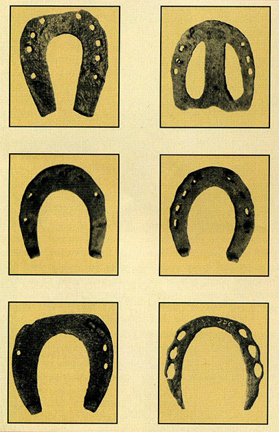 La herradura clavada es posiblemente una invención adjudicable a la Edad Media