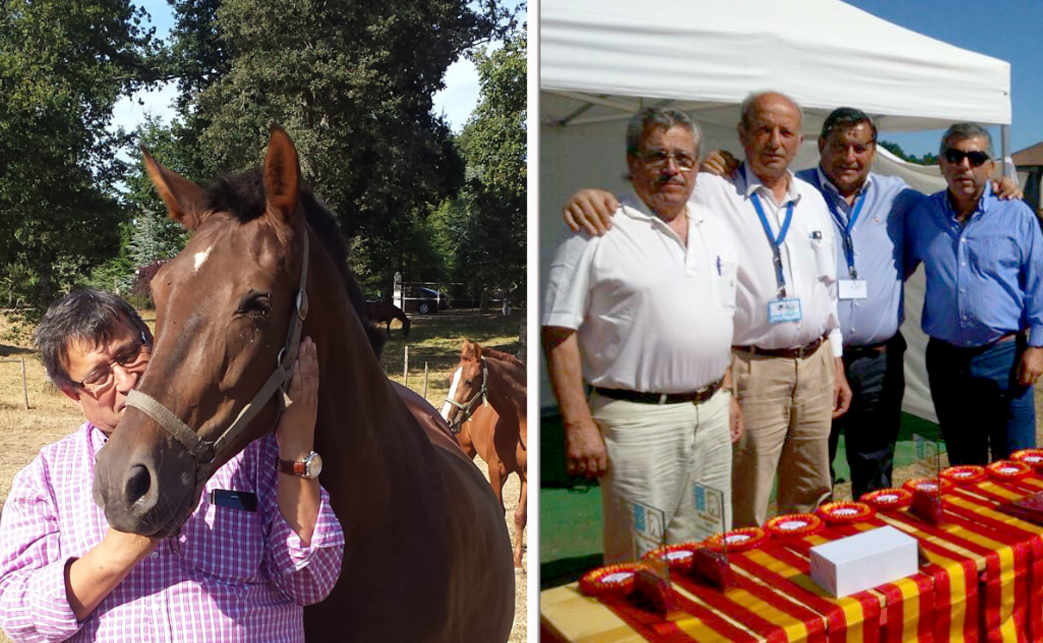 Manuel Benavides es el presidente de la ACCEGA y director de Equina/Galicia y siempre está rodeado de grandes profesionales del sector.